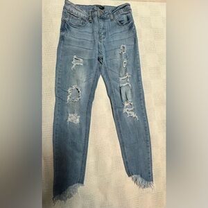 Forever 21 Light Blue Push Up Jeans Women